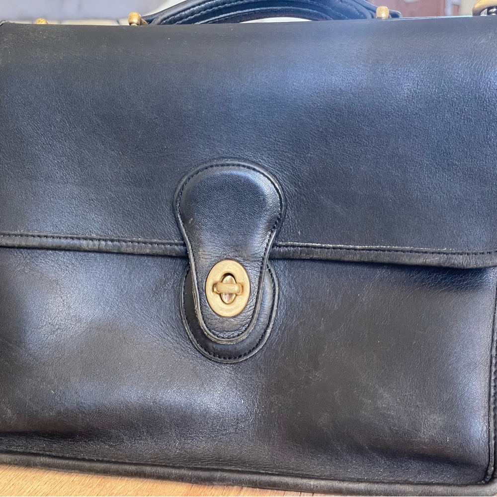 Vintage Coach Bag Willis 9927 Black